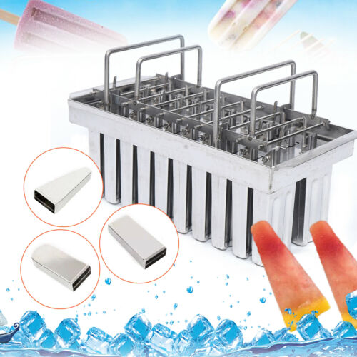 30pcs Ice Pop Lolly Popsicle Ice Cream Stick Holder Molds Stainless Steel Mold - Fresh Stock Dated February 2026