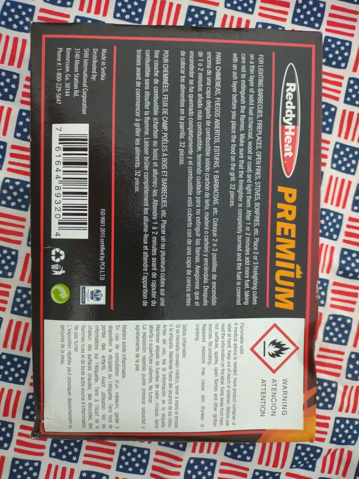 32 PCS premium firelighter firestarter cubes  Grill BBQ Charcoal Burns Wet - Fresh Stock Dated January 2026