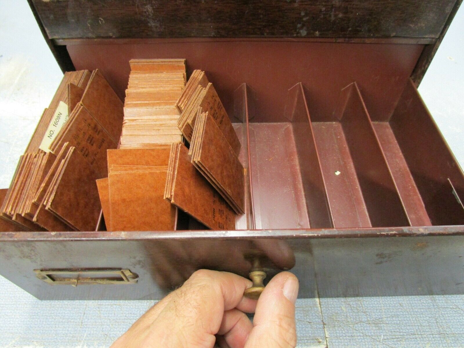 Vintage Swartchild 2 Drawer Metal Watch Parts Cabinet Watchmaker Repair Parts - Fresh Stock Dated December 2025