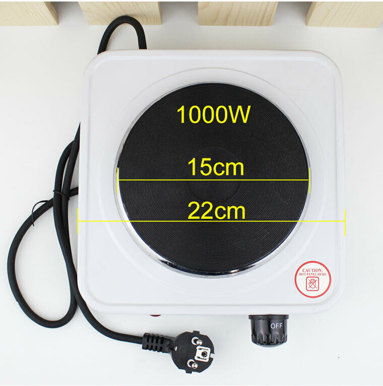 1000W Electric Stove Hot Plate Mini Countertop Stove Portable Home Single Burner - Fresh Stock Dated February 2026