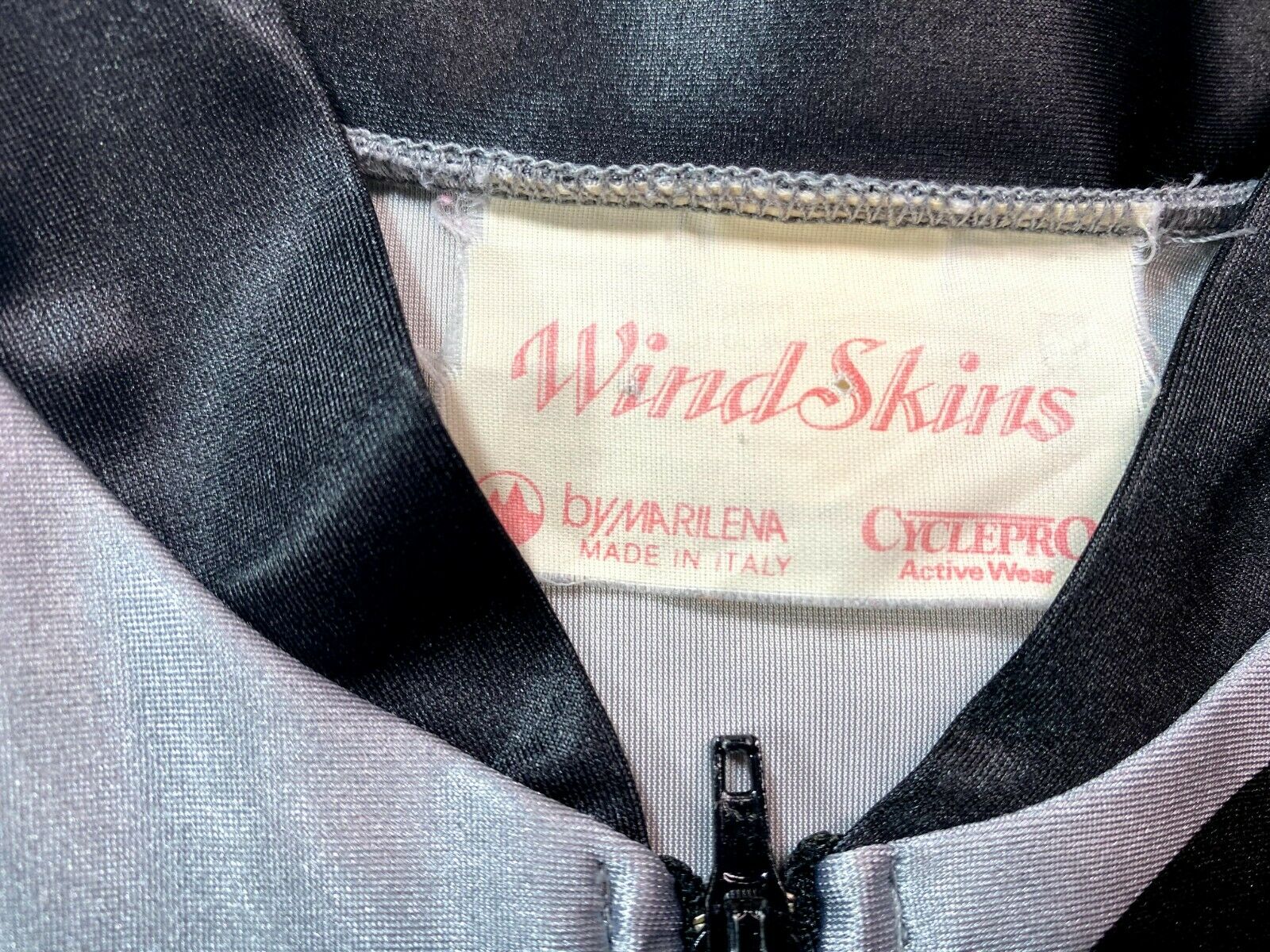 Vintage MARILENA Italy WindSkins Cycling Jersey German Colors SZ 3 - Fresh Stock Dated December 2025