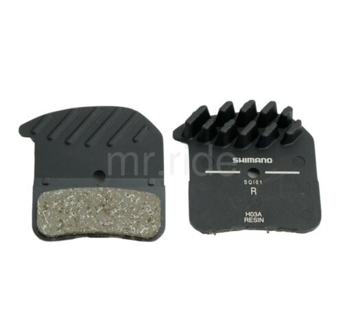 Shimano H03A Resin Disc Brake Pad w/ Ice-Tech Fin fits BR-M8020/M820,Zee BR-M640 - Fresh Stock Dated December 2025