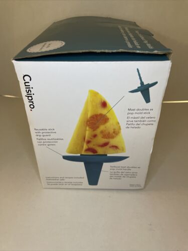 Cuisipro Snap-Fit Sailboat Pop Molds 6 | BPA Free | Frozen Popsicle Mold - Fresh Stock Dated February 2026