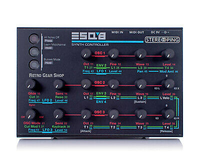Stereoping CE-1 ESQ8 Midi Controller for Ensoniq ESQ SQ80 Rare Vintage Synth - Fresh Stock Dated December 2025