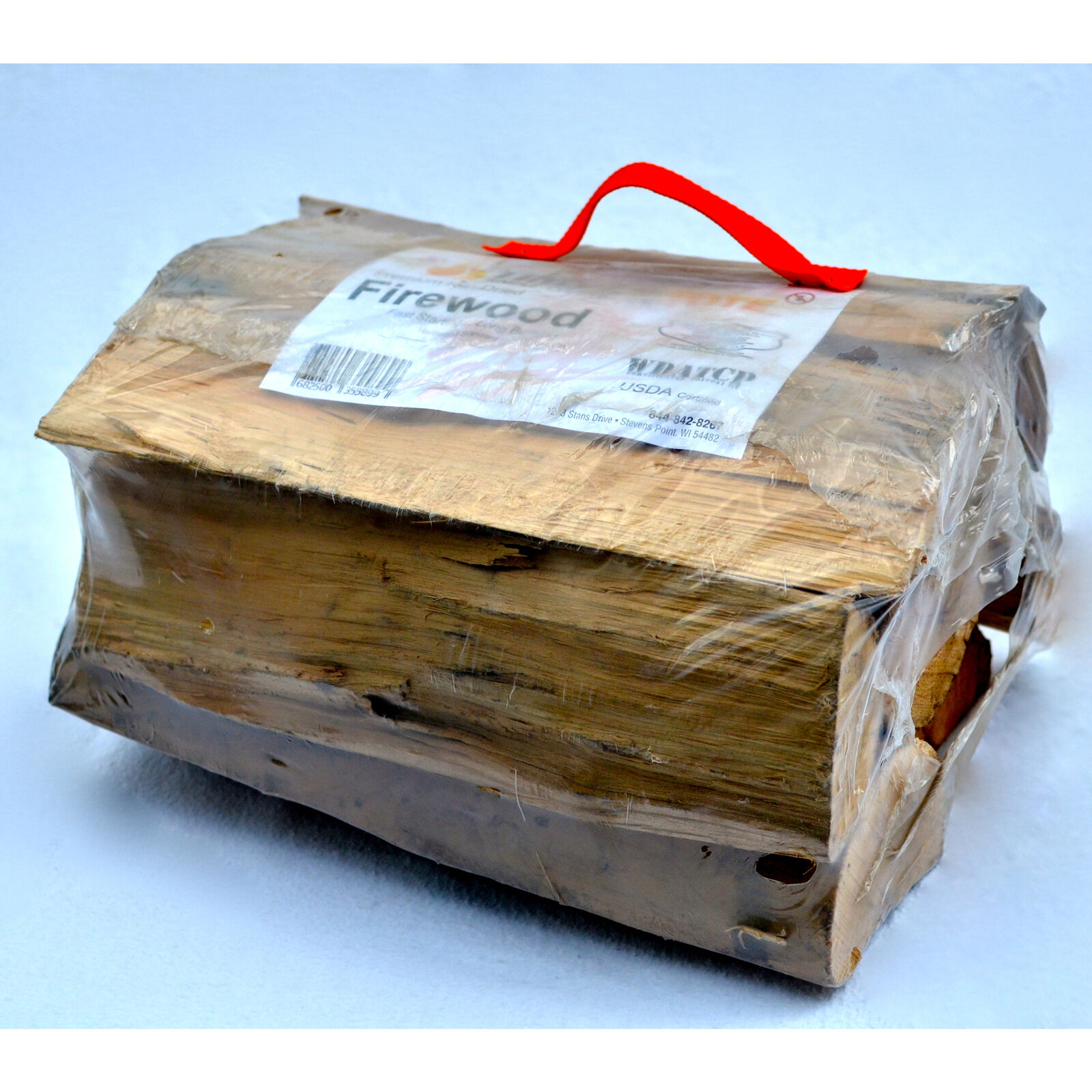 TimberTote Natural Hardwood Mix Fire Log Bundle for Fireplace & Firepit (Used) - Fresh Stock Dated January 2026