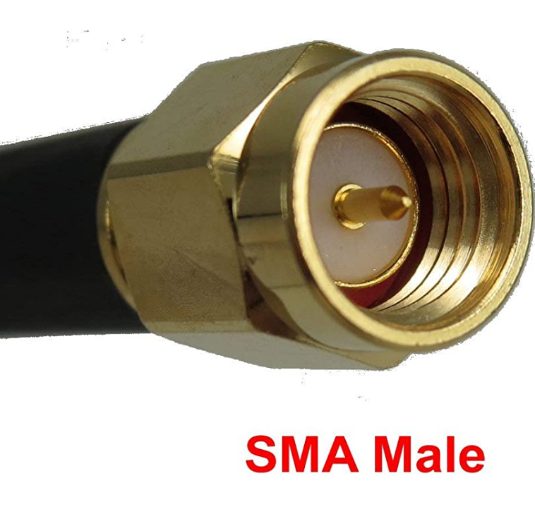 50 ft Low-Loss Coax Extension Cable 50 Ohm - SMA Male to SMA Female - Antenna... - Fresh Stock Dated December 2025
