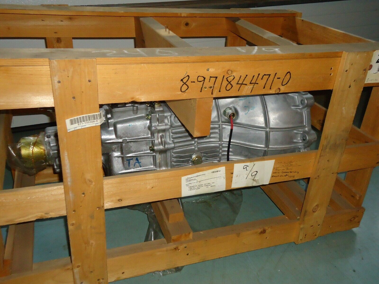 New NOS Genuine 1998 1999 Honda Isuzu Manual Transmission 8-97184471-0 2wd - Fresh Stock Dated December 2025