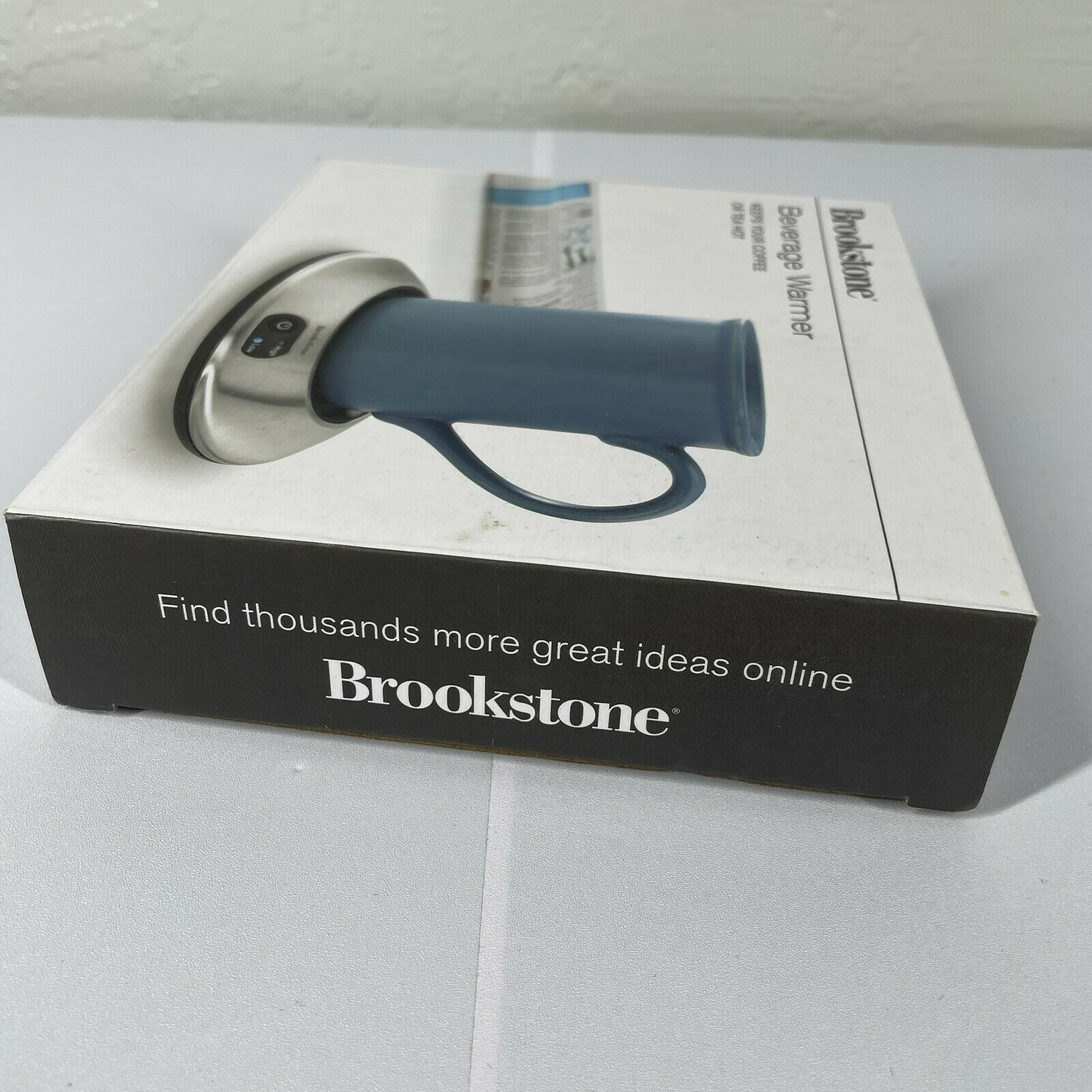 Brookstone K-72AS Beverage Warmer Desktop Cup Coffee Tea High/Low Setting - Fresh Stock Dated February 2026