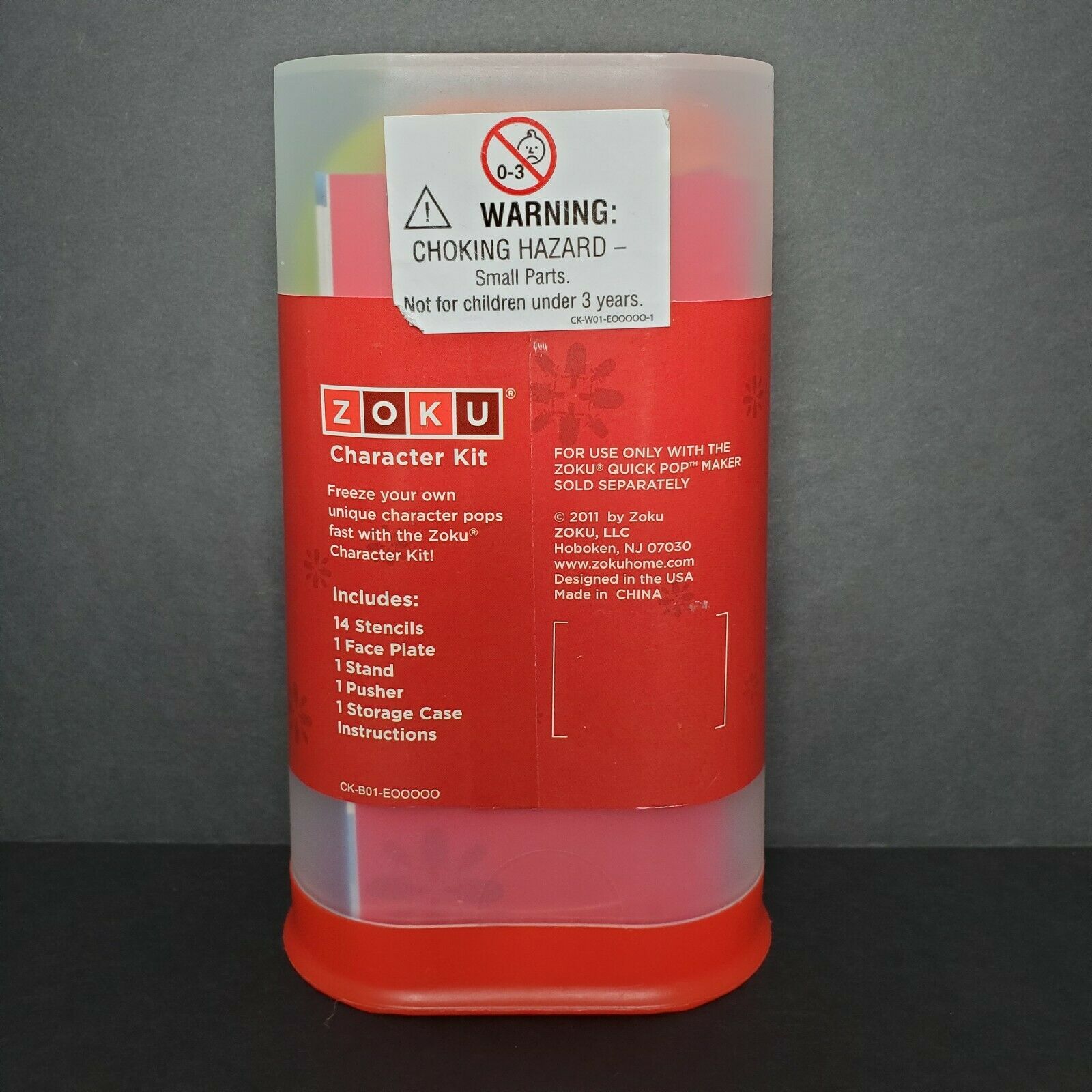 Zoku Quick Pop Maker Character Kit ZK108 - (Kit only) 17 Pieces - Fresh Stock Dated February 2026