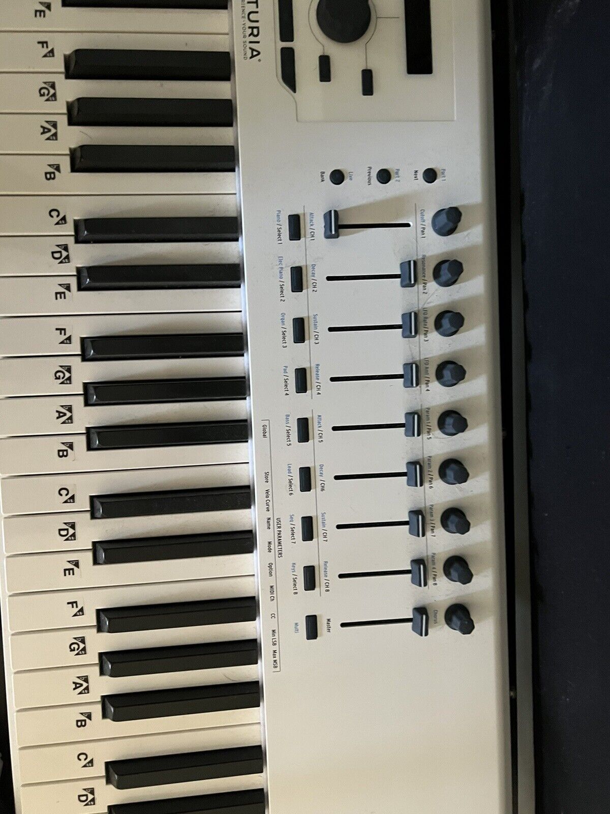 Arturia Keylab 88 MkII 230641 Keyboard Controller - White (Local Pickup Only) - Fresh Stock Dated December 2025