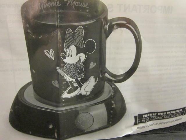 Disney Minnie Mouse Mug Warmer 10 Ounce Mug Included - Fresh Stock Dated February 2026
