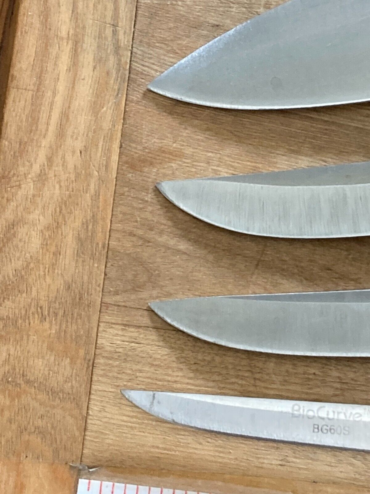 Set of 4 Chicago Cutlery BIO CURVE NSF Restaurant Grade Knives Chef's, Paring ++ - Fresh Stock Dated February 2026