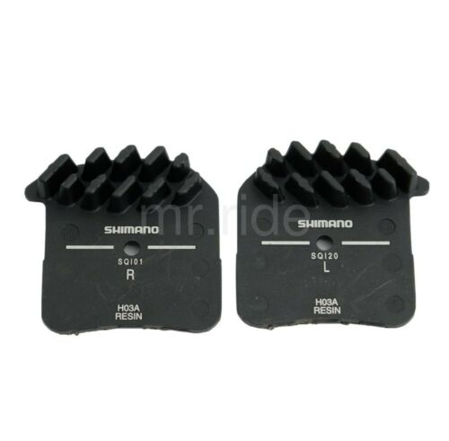 Shimano H03A Resin Disc Brake Pad w/ Ice-Tech Fin fits BR-M8020/M820,Zee BR-M640 - Fresh Stock Dated December 2025