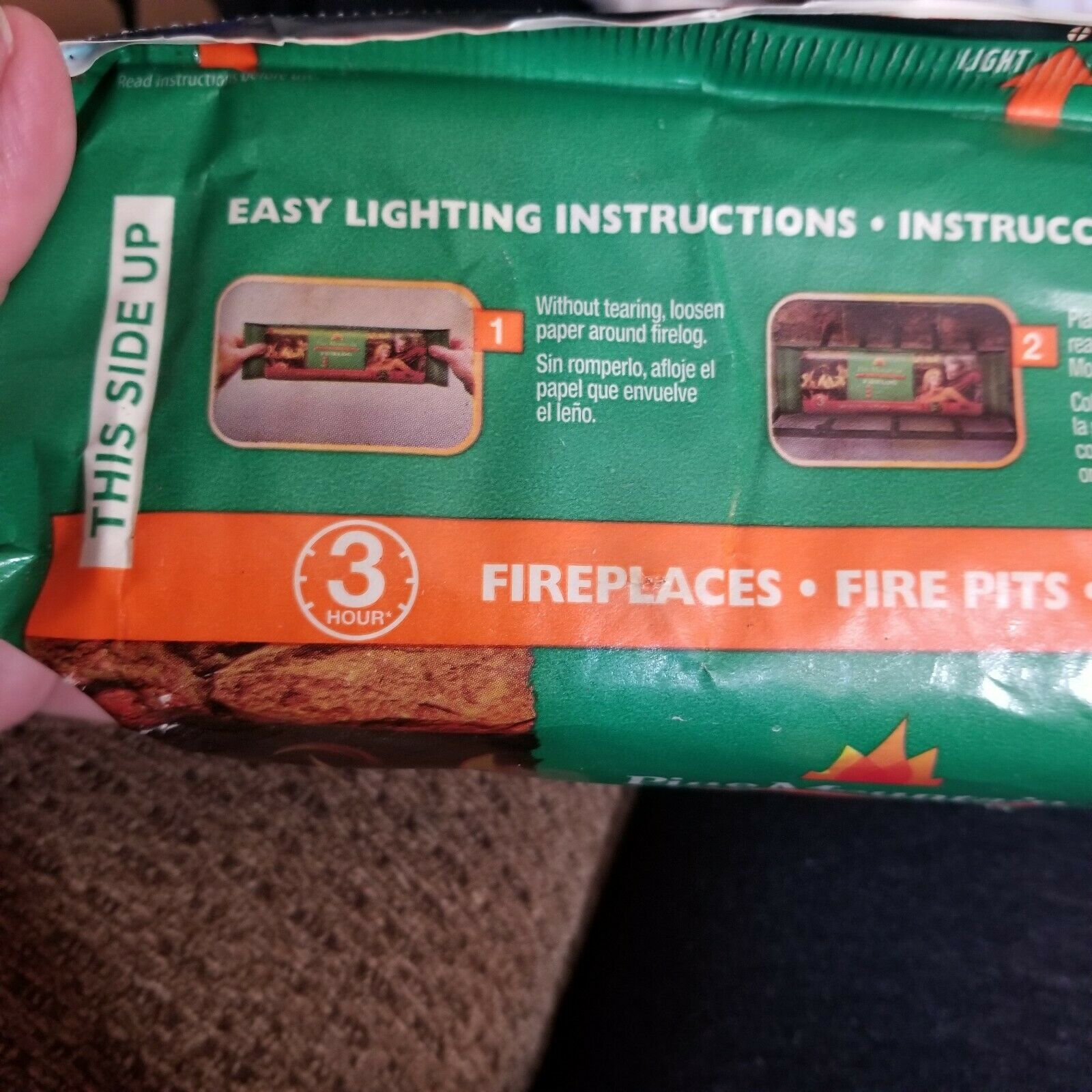 Pine Mountain Fire Logs 3 Hour Burn Time, Campfires, Fireplaces 3 PACK - Fresh Stock Dated December 2025