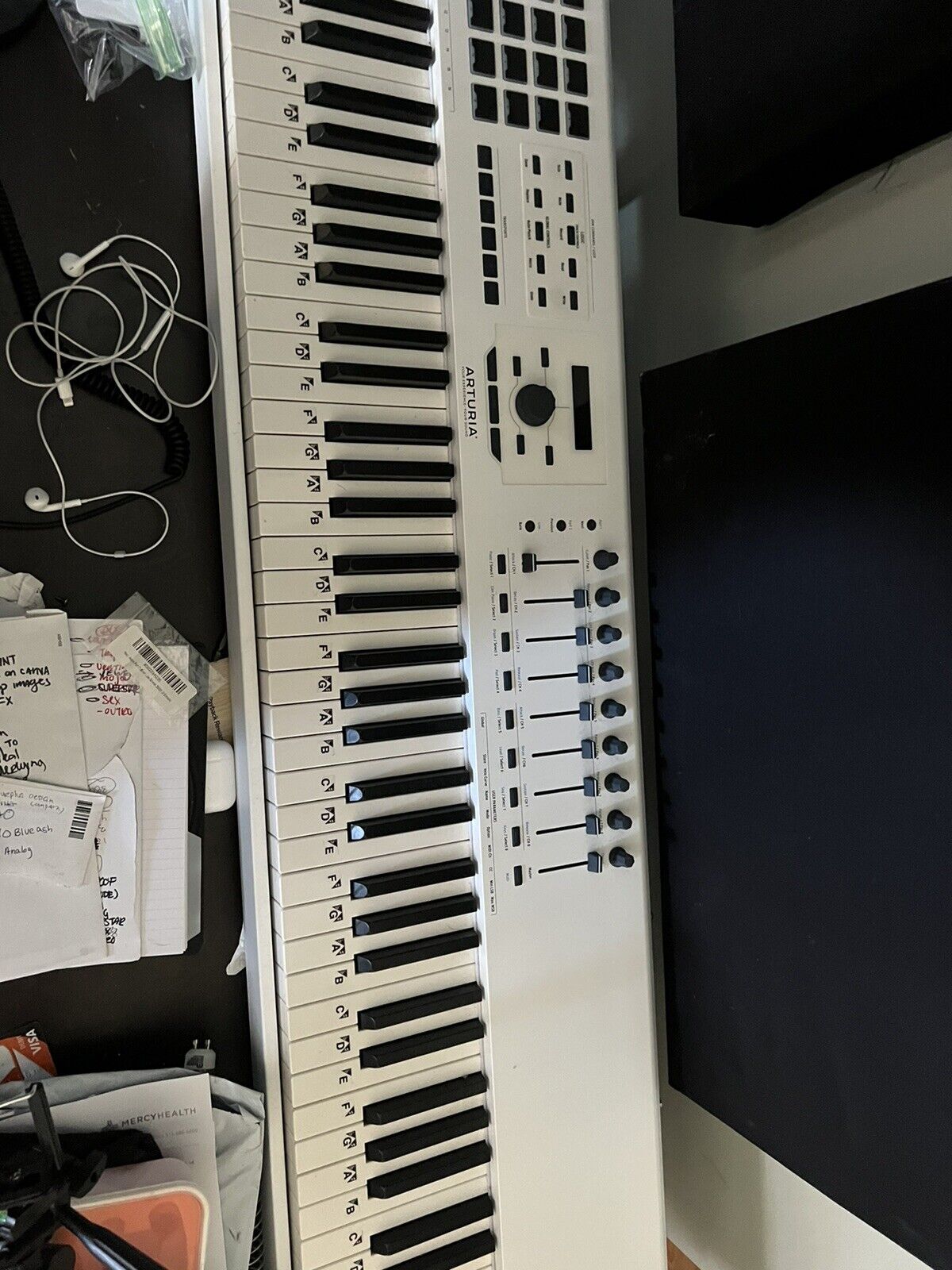 Arturia Keylab 88 MkII 230641 Keyboard Controller - White (Local Pickup Only) - Fresh Stock Dated December 2025