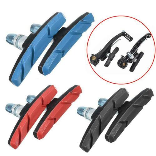 2PCS Bicycle Brake Pads Bike V Brake Holder Pads Shoes Blocks Friction Rim Brake - Fresh Stock Dated December 2025