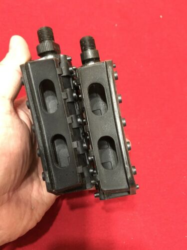 NOS 80’s ORIGINAL MKS GRAFIGHT-X BLACK 1/2 PEDALS GRAPHITE GRAFIGHT X IN THE BOX - Fresh Stock Dated December 2025