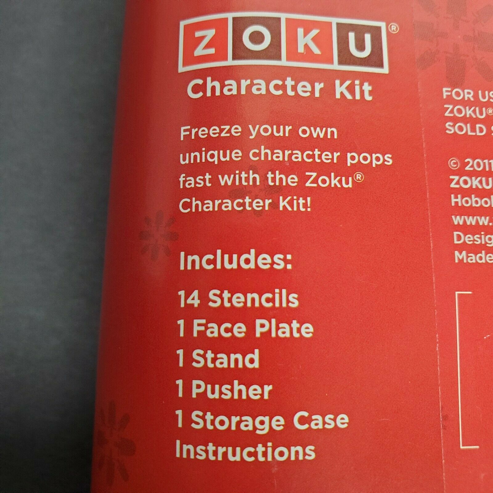 Zoku Quick Pop Maker Character Kit ZK108 - (Kit only) 17 Pieces - Fresh Stock Dated February 2026