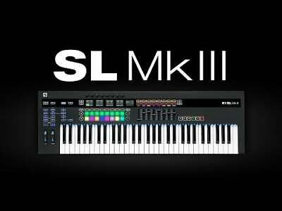 Novation 49SL MkIII MIDI and CV Keyboard Controller - Fresh Stock Dated December 2025