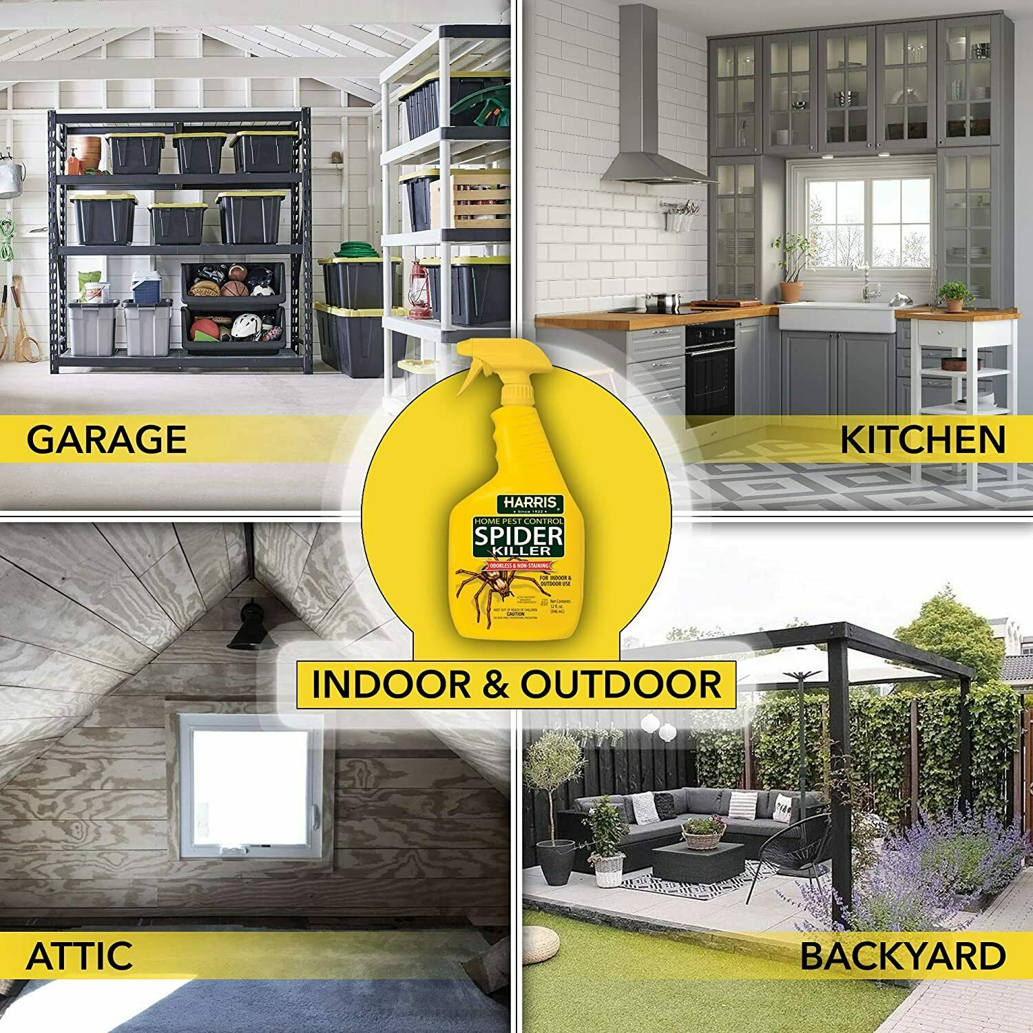 Harris Spider Killer, 32oz Spray New - Fresh Stock Dated February 2026