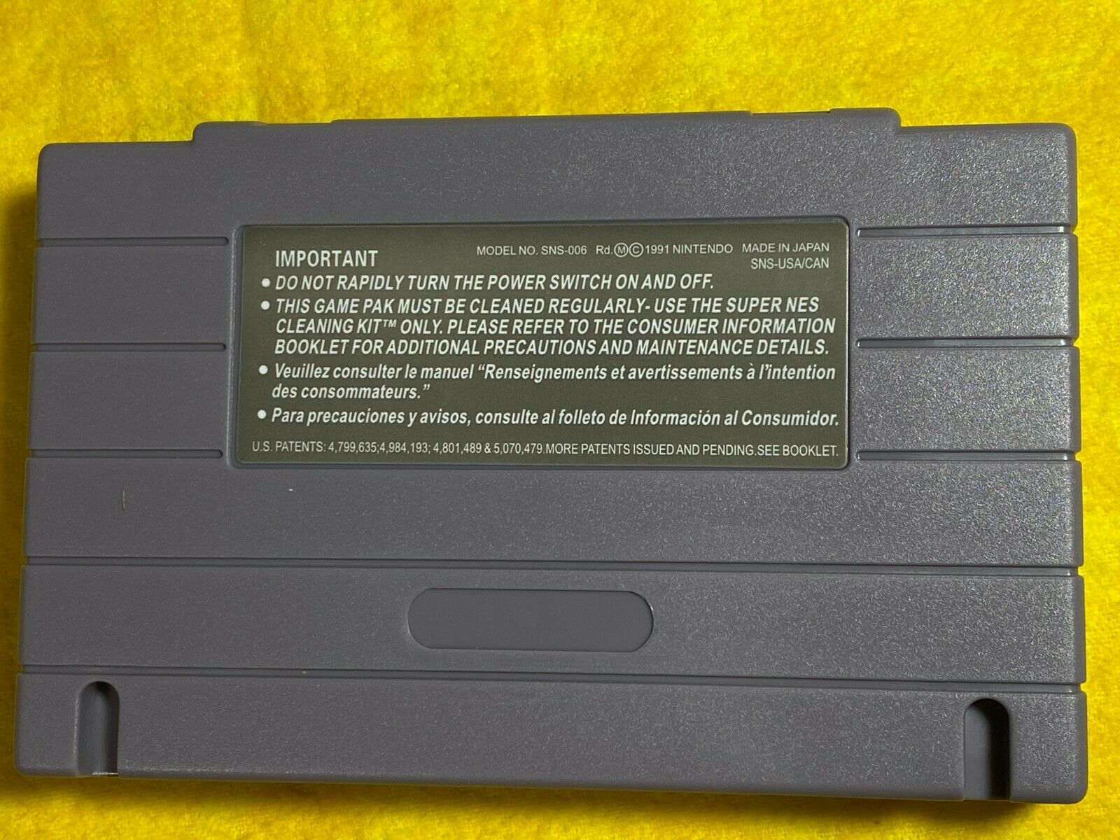 3 X SNES Back Labels Replacement  for Game Cartridge  Precut  Super Nintendo !!! - Fresh Stock Dated December 2025