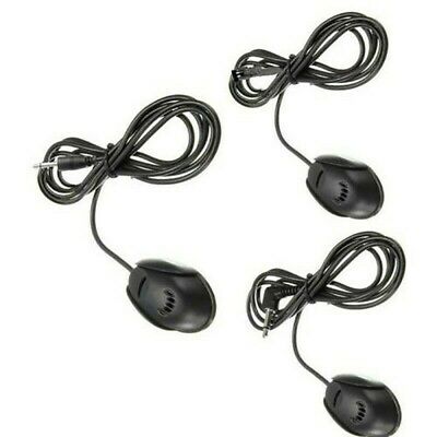 GPS Car radio Microphone Black Accessory Replacement External Mic Useful - Fresh Stock Dated January 2026