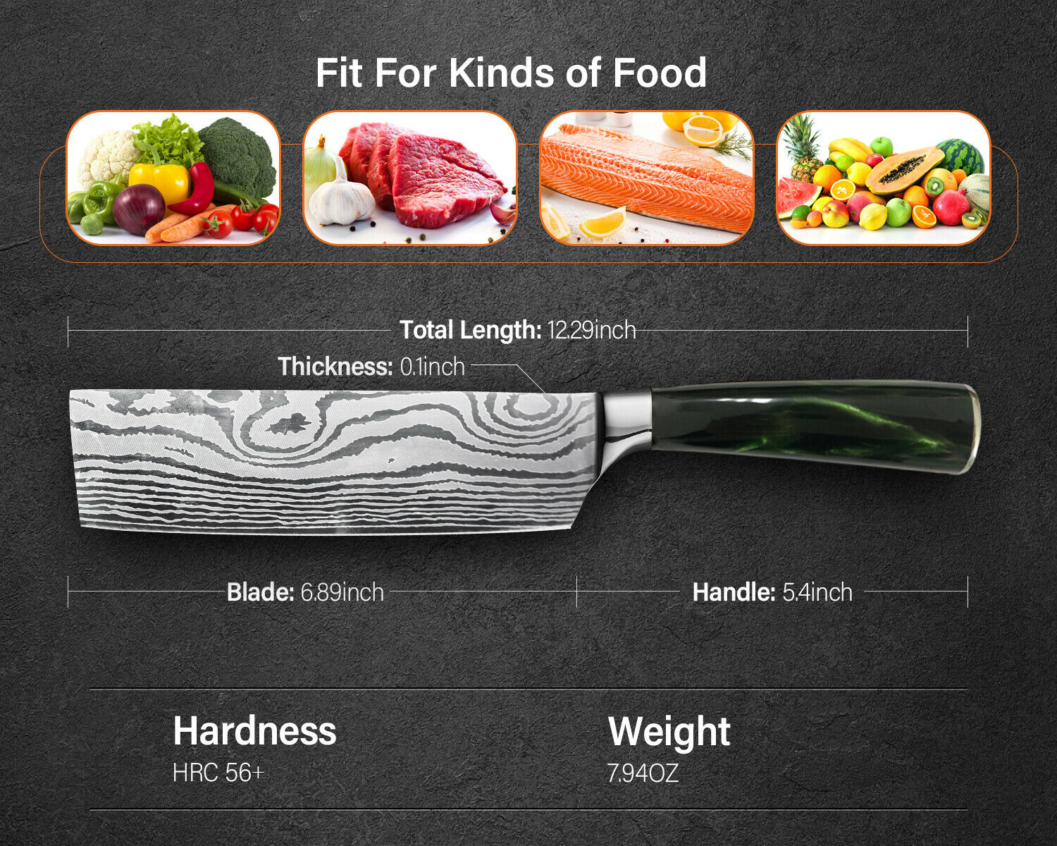 Cleaver Nakiri Knife 7