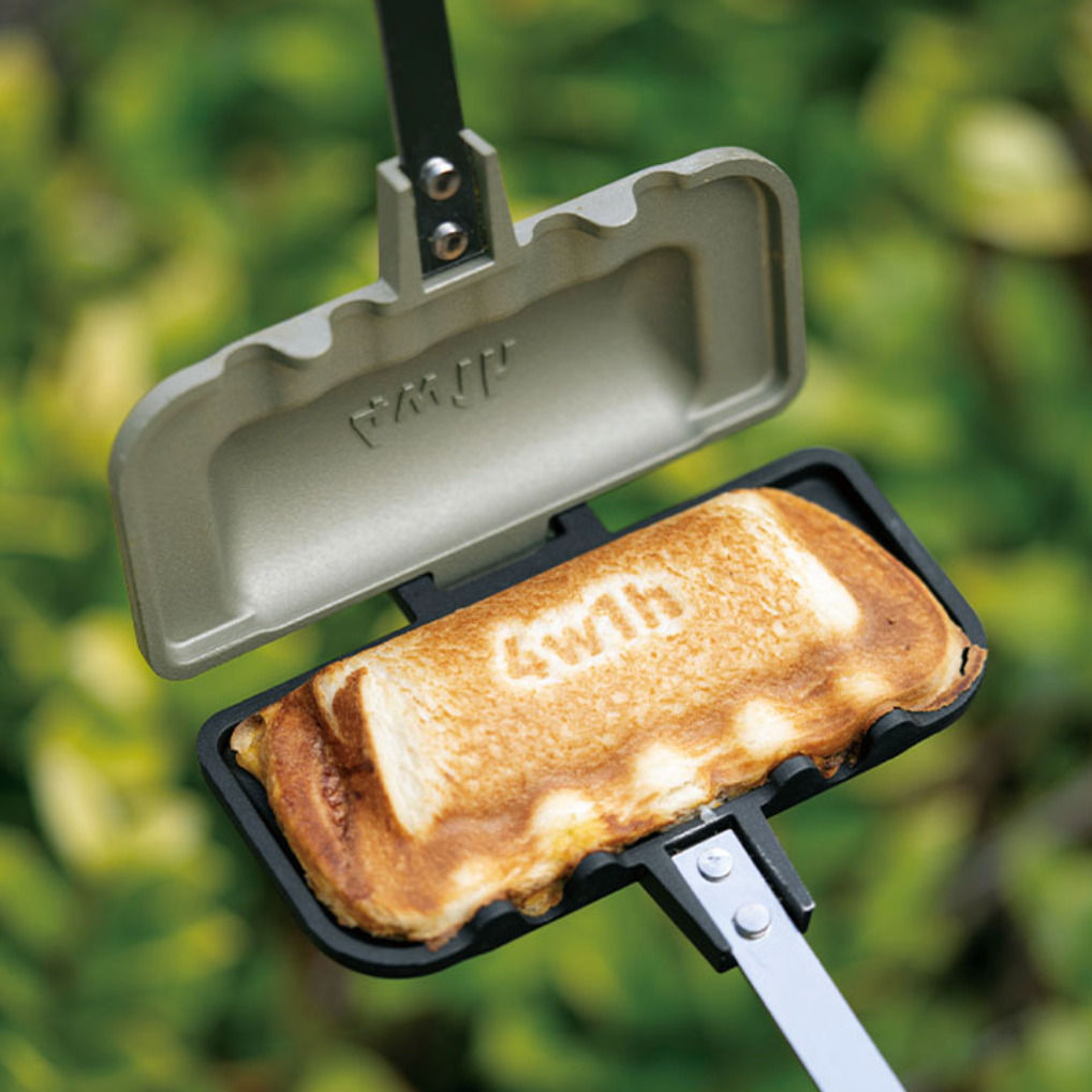 Tsubame Sanjo Kitchen 4W1H Hot Sand Solo Hot Sandwich Maker Black x Silver - Fresh Stock Dated January 2026