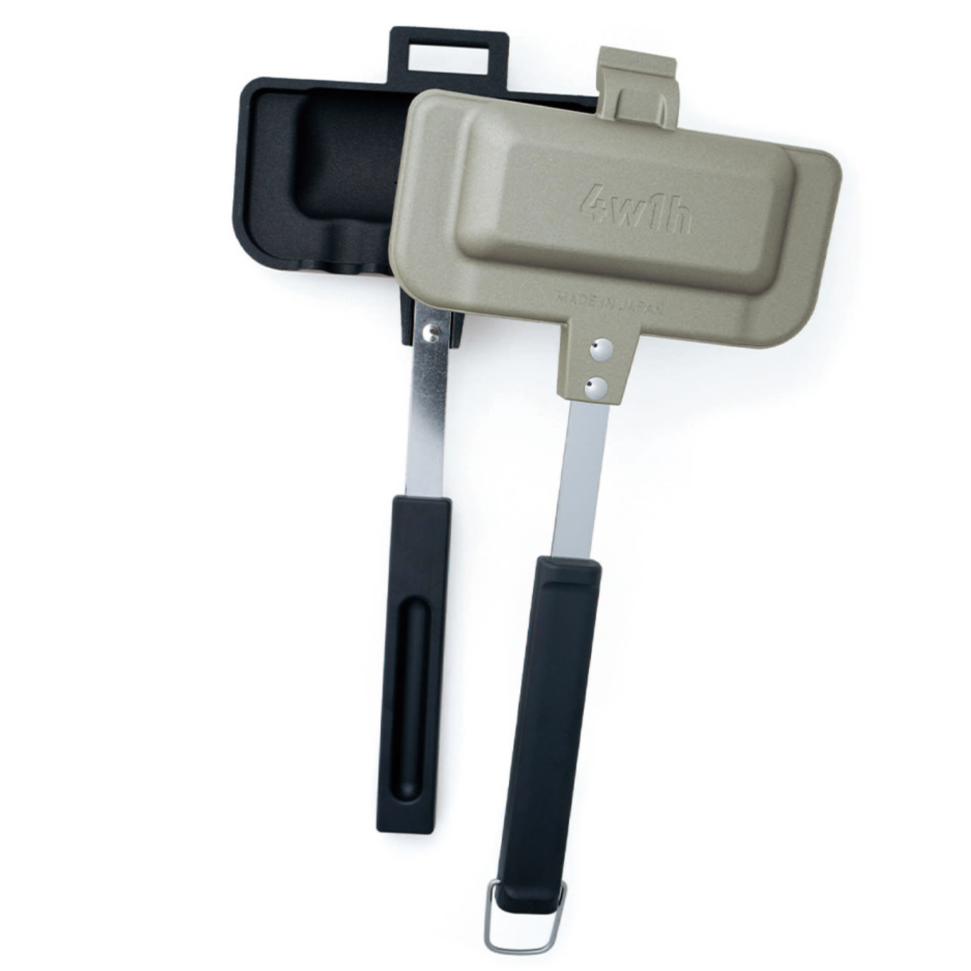 Tsubame Sanjo Kitchen 4W1H Hot Sand Solo Hot Sandwich Maker Black x Silver - Fresh Stock Dated January 2026