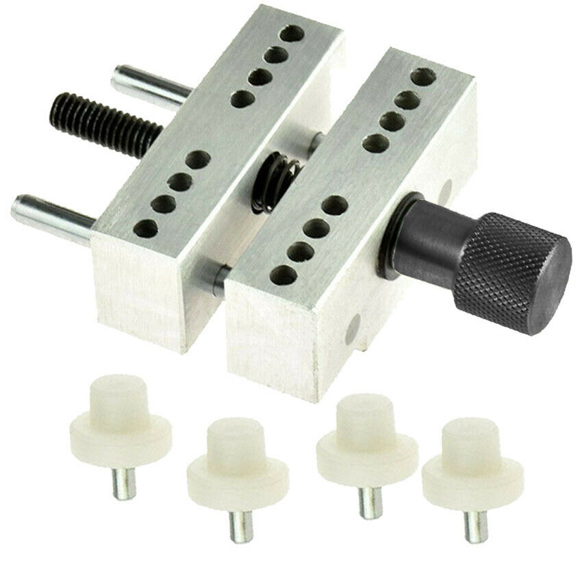 Jumbo Aluminum Vice/Case Holder with 4 Pins Watch and jewelry makers Adjust - Fresh Stock Dated December 2025