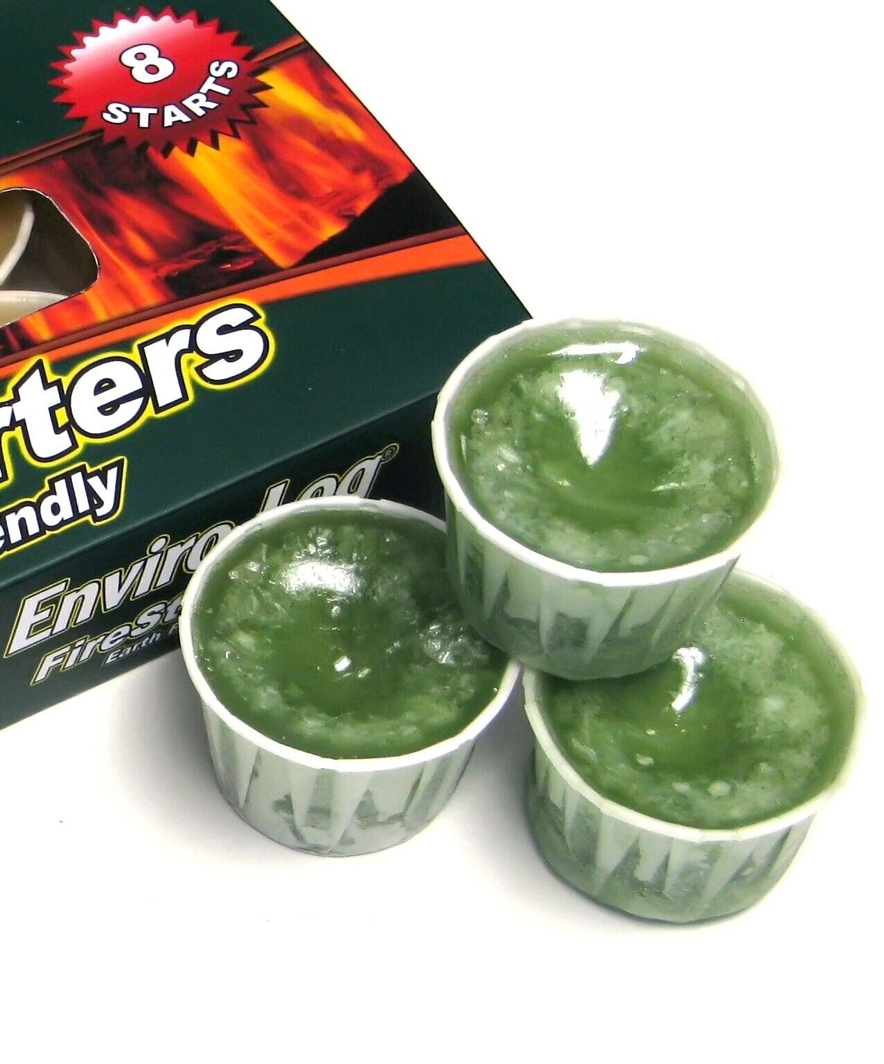 Enviro-Log Firestarter 8 Count, 10 Oz, Safe, Easy, Non-toxic - Fresh Stock Dated January 2026