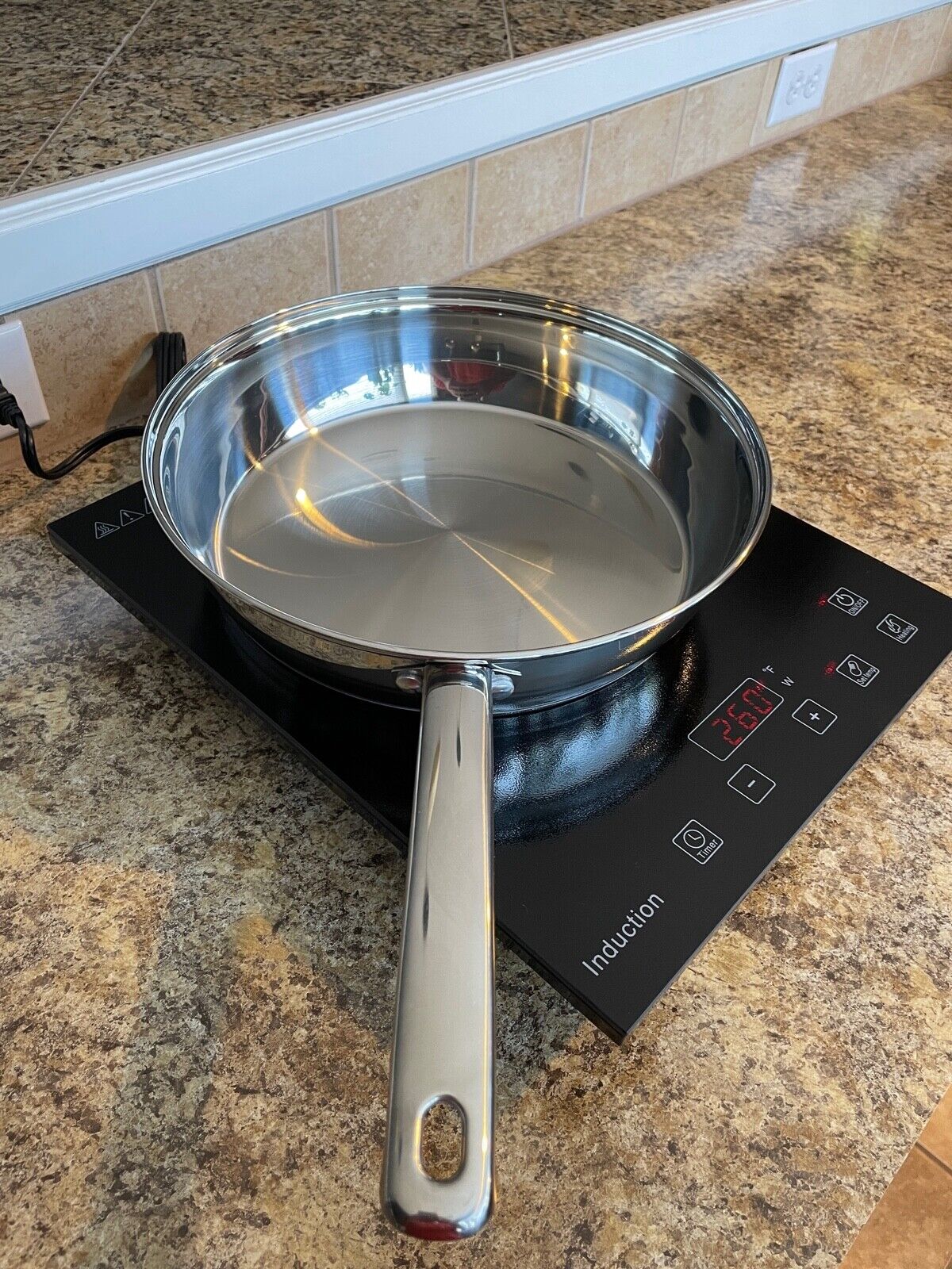 Forno Induction Cooktop -- Portable Countertop Style **Includes 12 inch Pan** - Fresh Stock Dated February 2026