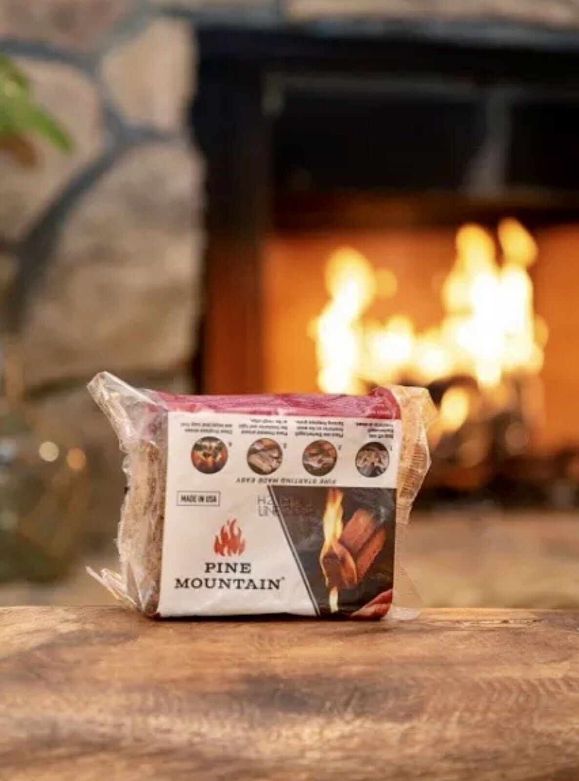 4 Pack Pine Mountain StarterLogg Fire Starters, 24 Starts - Fresh Stock Dated January 2026