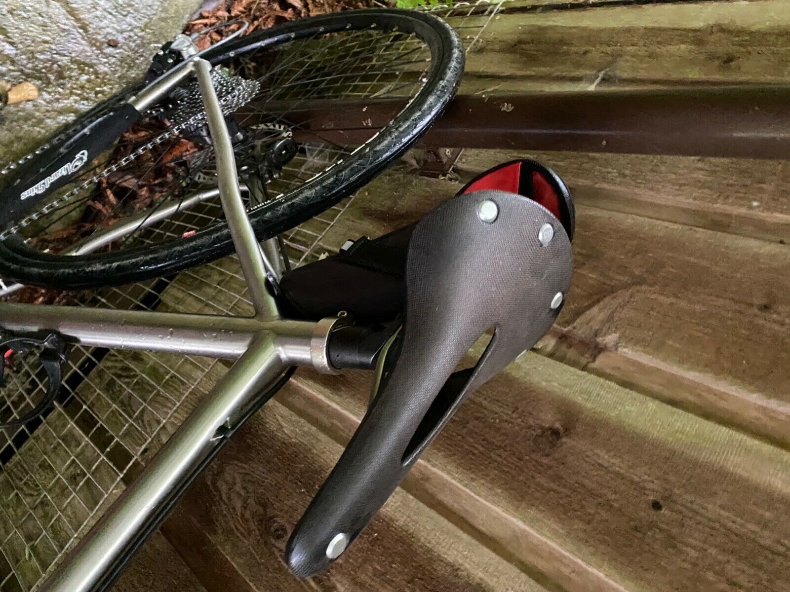 On-One Pickenflick Cyclocross Titanium Hydraulic Disc SRAM Rival Brooks Bicycle - Fresh Stock Dated December 2025