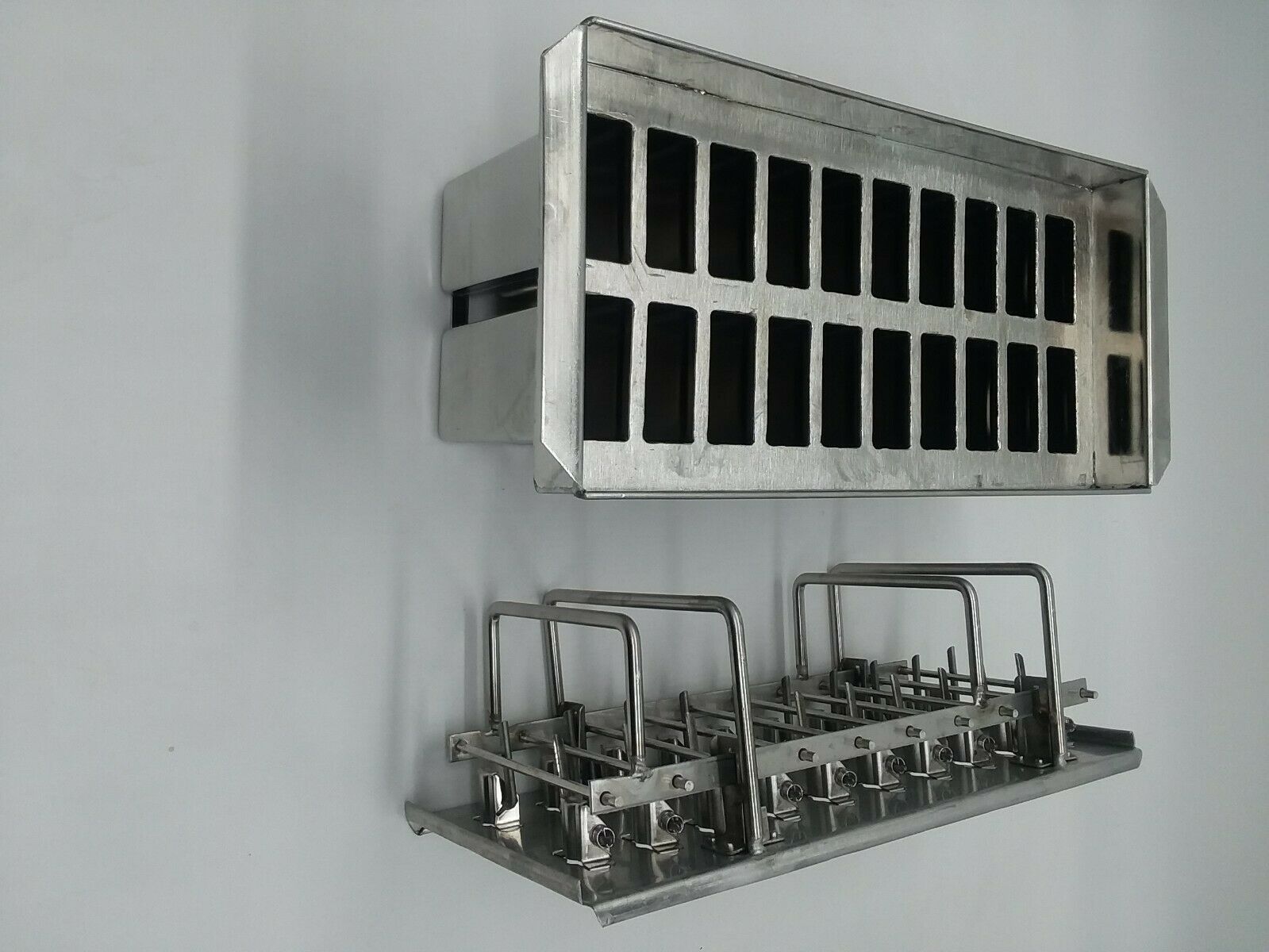 POPSICLE MOLD STAINLES STEEL 115 ml, 20 CAVITIES. MOLDE PARA PALETAS ARTESANALES - Fresh Stock Dated February 2026