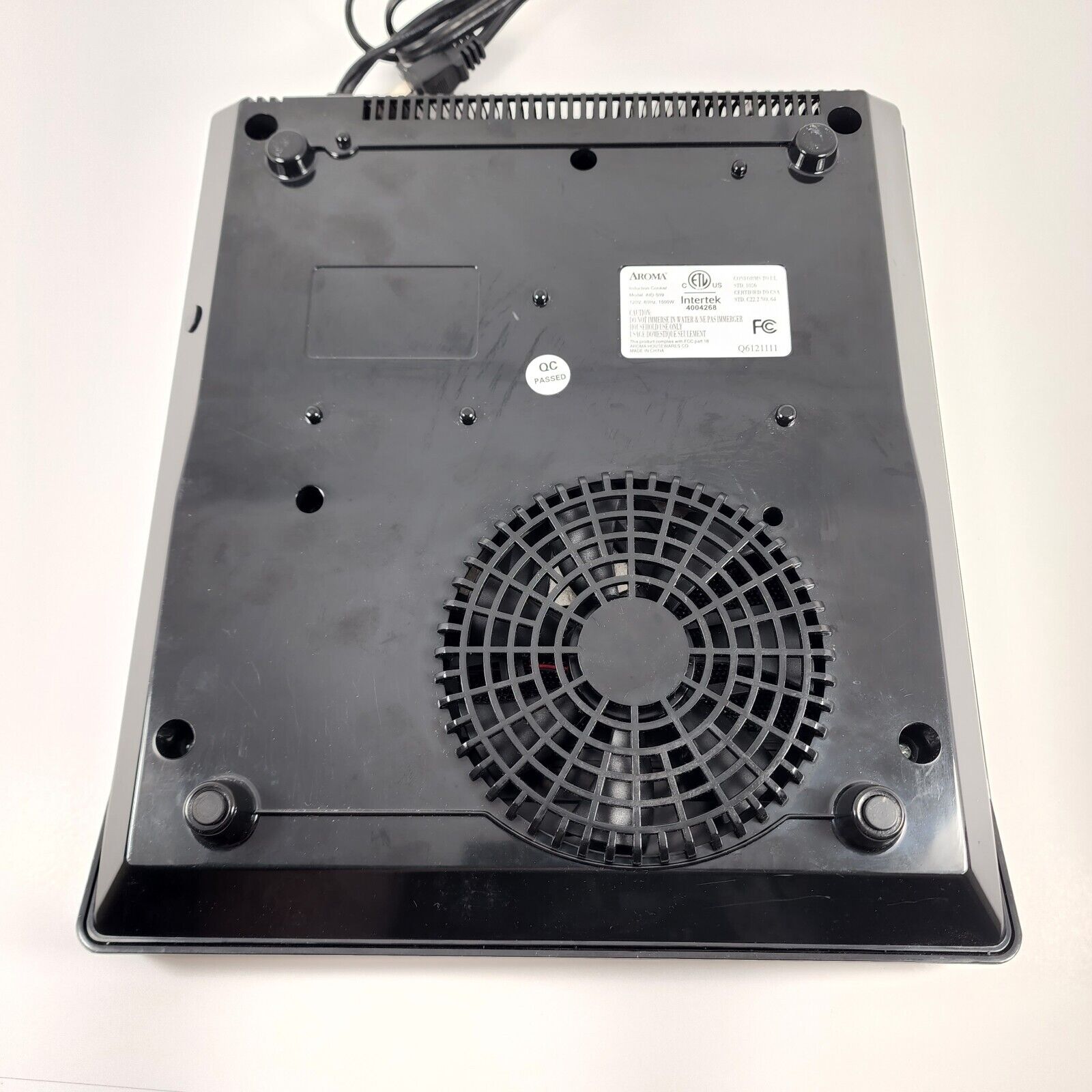 Aroma Induction Portable Cooker Cooktop Camping 1500 Watts AID-509 - Fresh Stock Dated February 2026