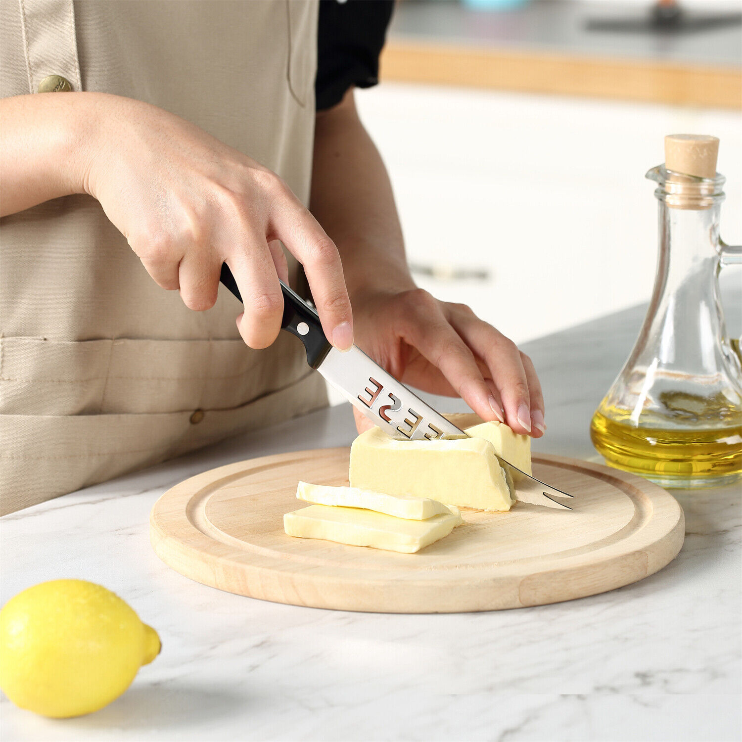 McCook MC65 20PCS Knife Block Set Steak Knife Block Knife Set Built-in Sharpener - Fresh Stock Dated February 2026