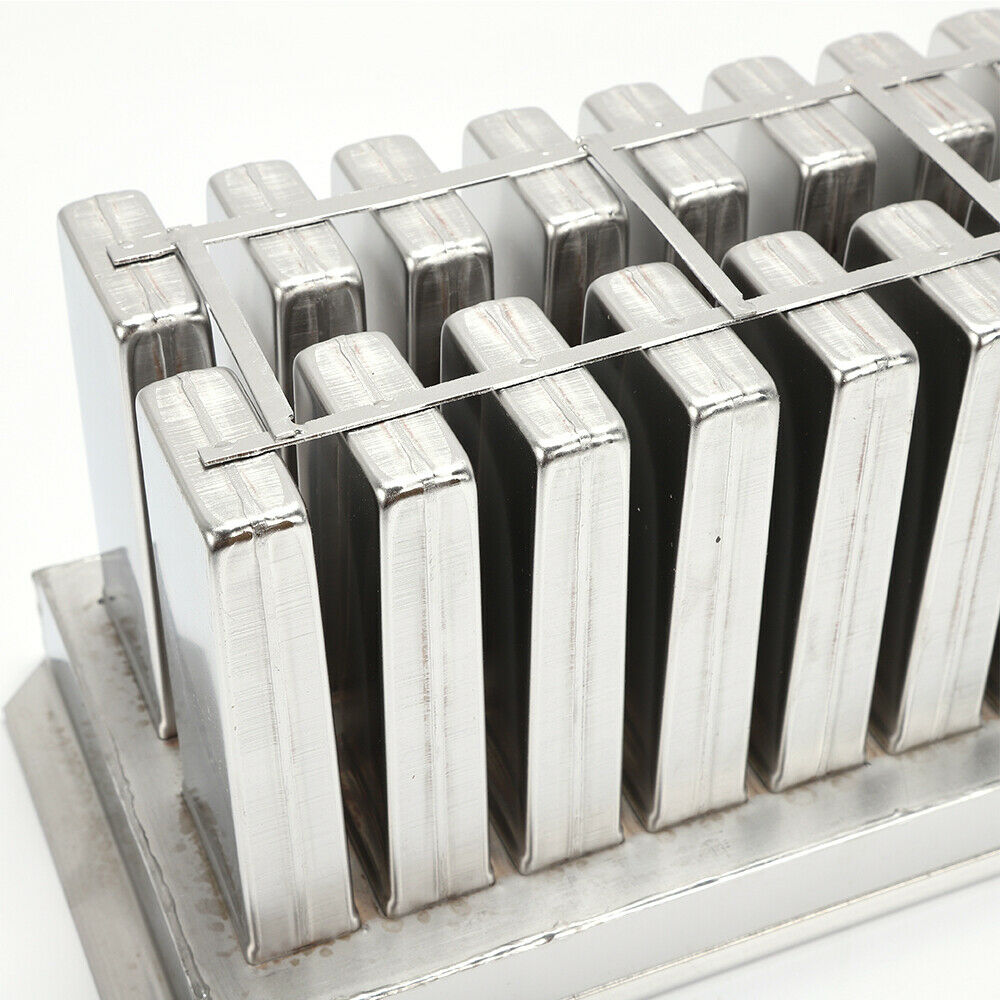 20X Stainless Steel Molds Ice Pop Lolly Popsicle Ice Cream Stick Holder Mold New - Fresh Stock Dated February 2026