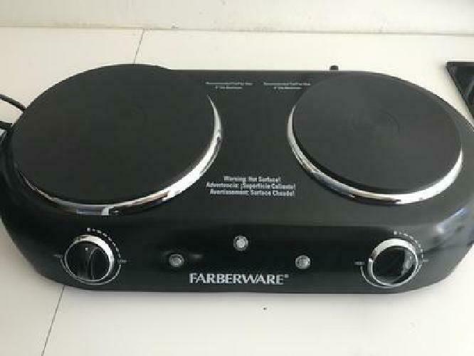 Double Burner Cooktop Electric Plate Portable Hot Stove 1800W Countertop Cooking - Fresh Stock Dated February 2026