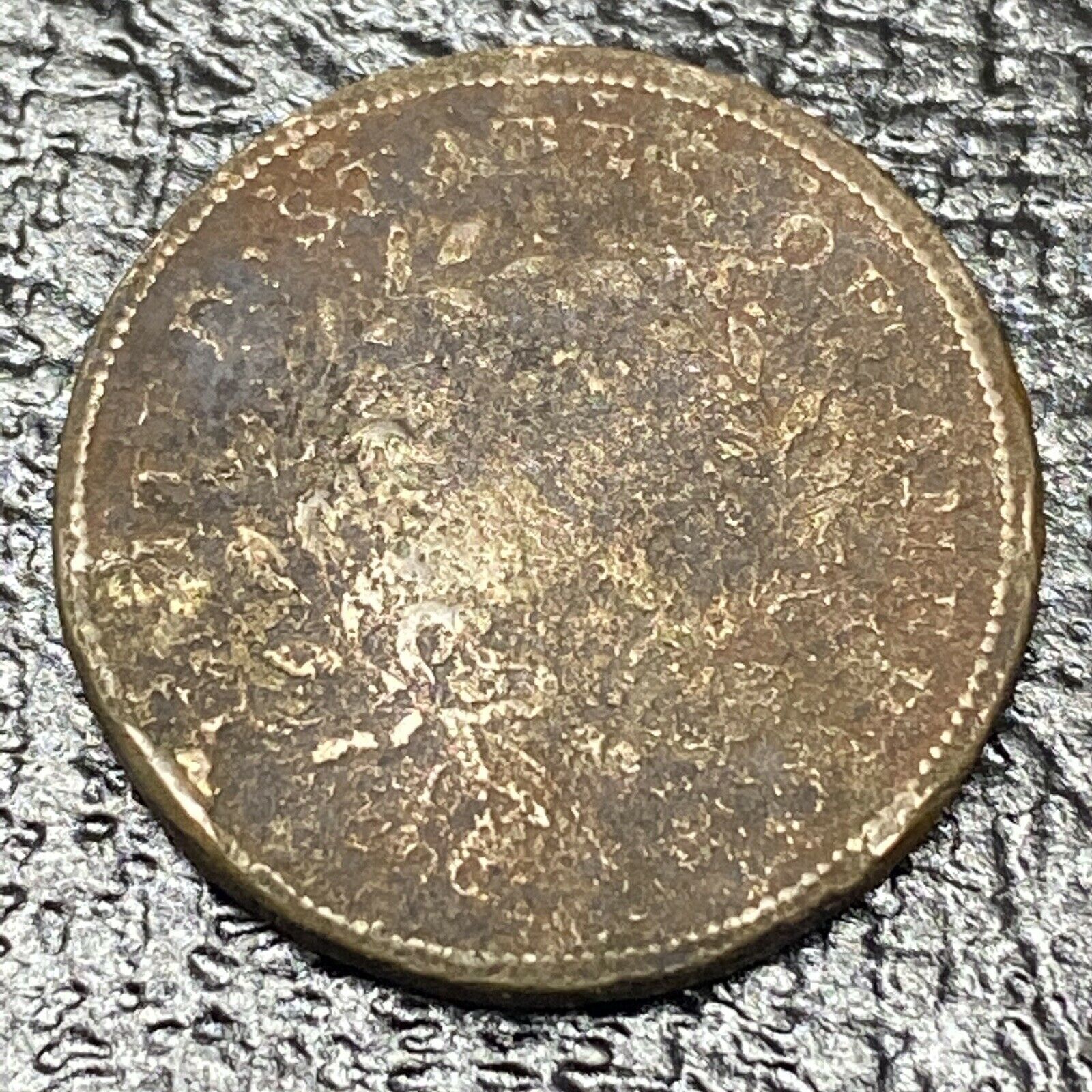 1793 Liberty Cap Flowing Hair Half Cent 1/2 Cent Circulated #34618 - Fresh Stock Dated December 2025