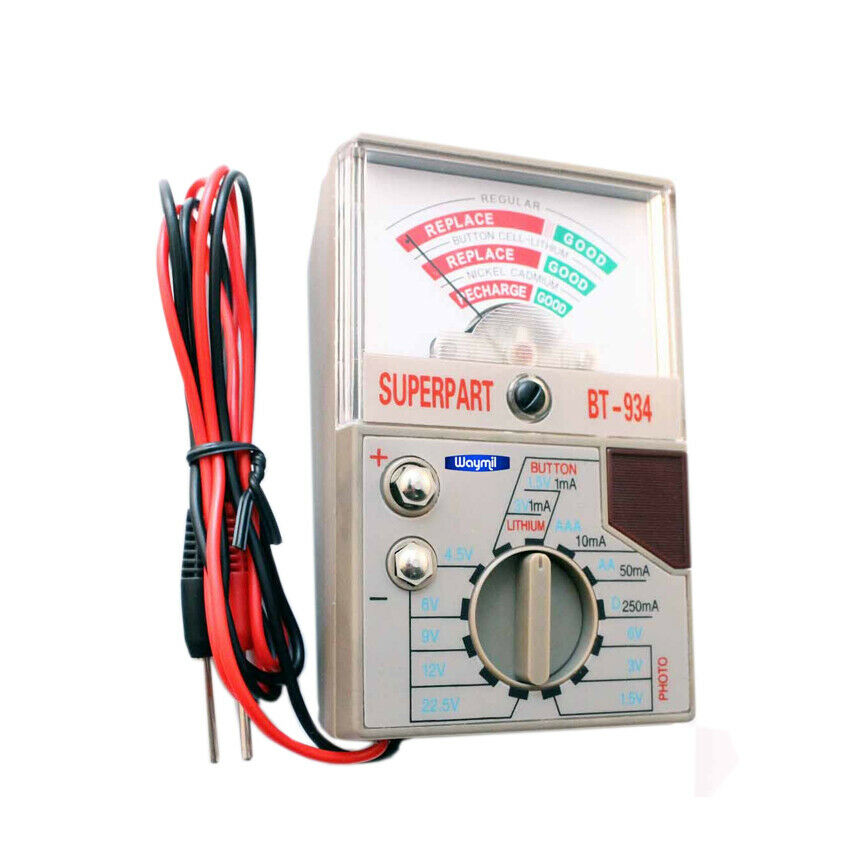 Watch Battery Testerfor Silver Oxidised / Alkaline Etc Watchmakers Tool - Fresh Stock Dated December 2025