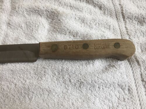 VINTAGE CHICAGO CUTLERY BT10 SERRATED BREAD KNIFE 10