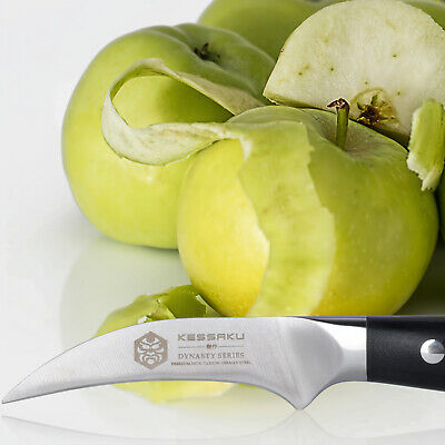 Kessaku Bird's Beak Paring Knife -Dynasty Series- German HC Steel, G10, 3-Inch - Fresh Stock Dated January 2026