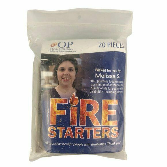 OP Opportunity Partners Fire Starters 20 Pieces - Fresh Stock Dated January 2026