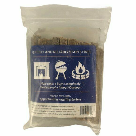 OP Opportunity Partners Fire Starters 20 Pieces - Fresh Stock Dated January 2026