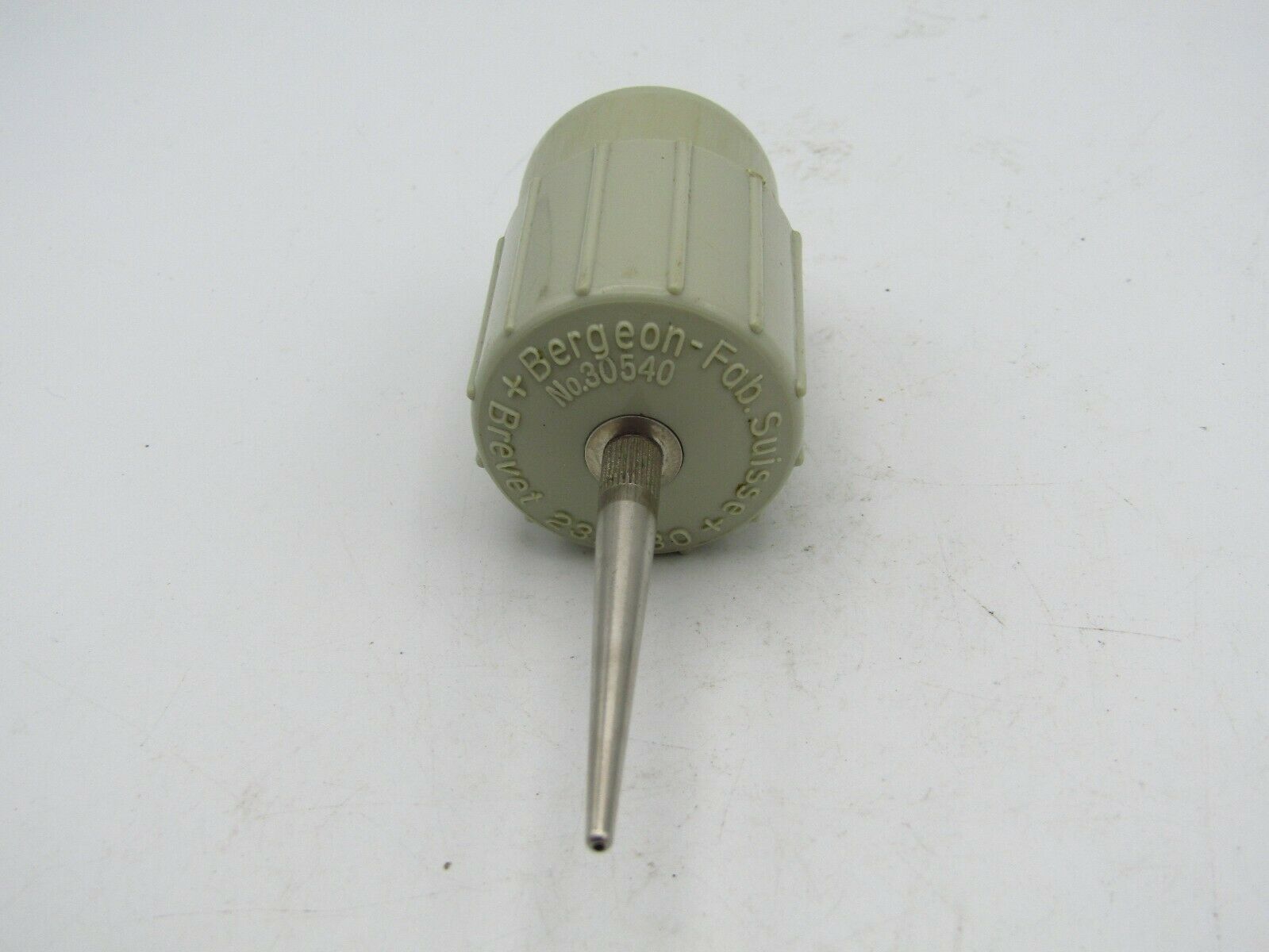 BREVET BERGEON SWISS BEIGE BAKELITE HAND BLOWER TOOL FOR WATCHMAKERS 30540 w2 - Fresh Stock Dated December 2025