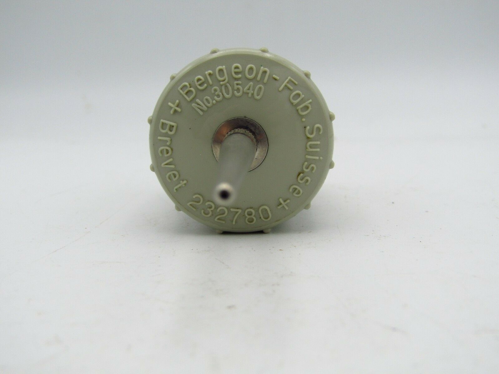 BREVET BERGEON SWISS BEIGE BAKELITE HAND BLOWER TOOL FOR WATCHMAKERS 30540 w2 - Fresh Stock Dated December 2025