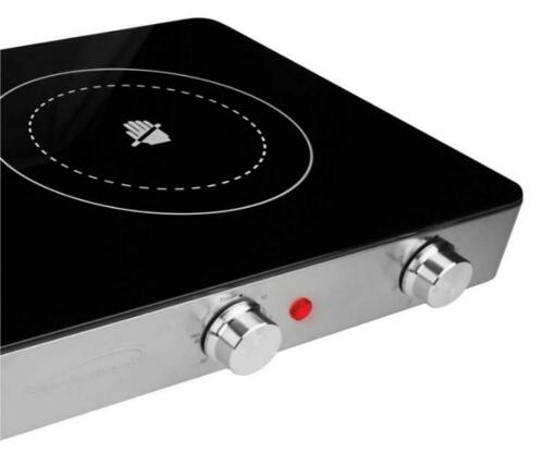 Double Infrared Electric Countertop, 1800-Watt, with Timer, Stainless Steel - Fresh Stock Dated February 2026