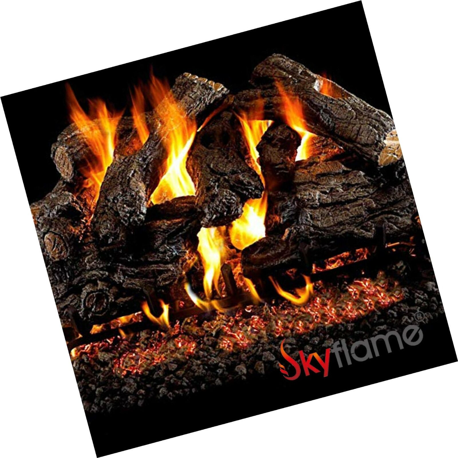 Skyflame Black Vermiculite Granules for Gas Fireplace, 12 oz Bag - Fresh Stock Dated January 2026