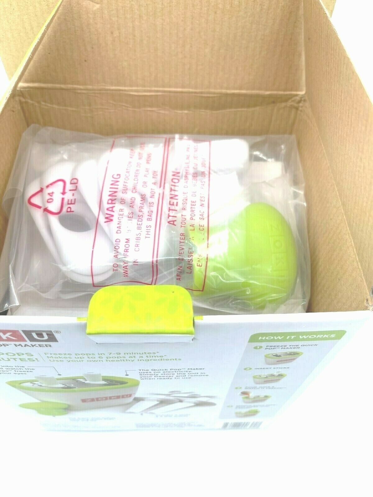 ZOKU Duo Double Two Quick Pop Maker White & Green Accessories Book Manual NEW - Fresh Stock Dated February 2026